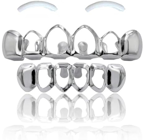 SSyang Hip Hop Teeth Grills for Mouth, Braces Decoration