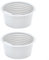 Emiif Cesta de filtro de skimmer para piscina P06436 – Repuesto de goma (16 x 12 x 7 cm) – Se adapta a piscinas de pared de acero de 300 – 610 cm (2 piezas)