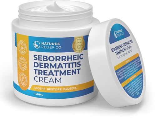 Seborrheic Dermatitis Treatment Cream | Antifungal Face & Scalp Relief | Soothes Redness & Inflammation | Itch & Flake Control with Salicylic Acid & Tea Tree Oil | 150ml