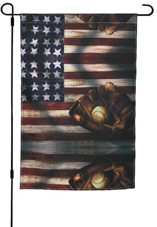 Questa bandiera da giardino con stampa di baseball americana è il benvenuto ospiti a casa tua con unica. Perfetta per qualsiasi ponte, patio, portico anteriore o veranda e fai affascinanti