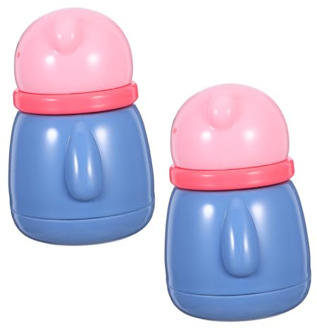 FRCOLOR 2stücke Talkumpuder Box Mit Quaste Für Babypuder Puderdose Für Gesichtspuder Und Loses Puder Praktischer Puderspender Für Junge Mädchen Baden Kompakt Für Zuhause Und Unterwegs