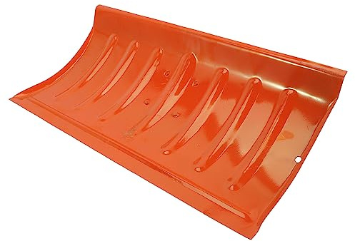 Toyvian Schneeschaufel Hochwertigem Robustes Eisentool zum Entfernen von EIS und Schnee Langlebiger Schneeräumer mit Glatter Oberfläche Outdoor Wintergerät Teilig Orange