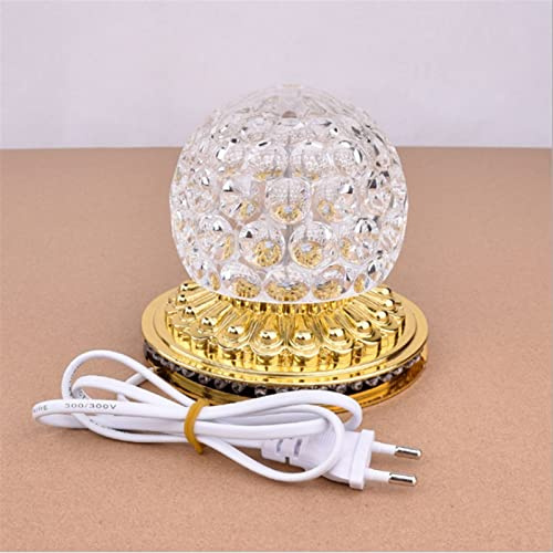 Luci da Palco, Mini rotante colorato. GUIDATO Stage Light Home Christmas Ktv. Partito DJ. Effetto discoteca Lights Crystal Magic Ball Strobe Lamp Stage,Compatto