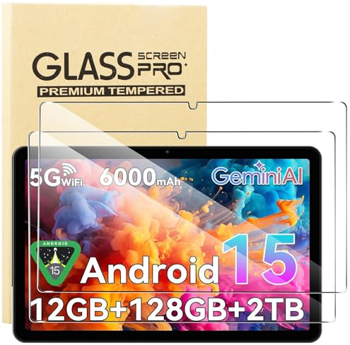 KUSINHOKA Schutzfolie für TABWEE Kinder Tablet K10 10 Zoll Folie, 2 Stück 9H Härte [Anti-Kratzen] Anti-Fingerabdruck Gehärtetem Schutzglas, HD [Hohe Empfindlichkeit] Displayschutzfolie