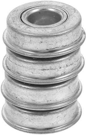 SHINEOFI Cuscinetti Flangiati per Ruote Tosaerba in Acciaio, Set da 4 Pezzi, Componenti per Utensili Elettrici da Giardino per Prestazioni Fluide e Uso Gravoso