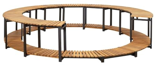 Cadre Bain à Remous, Cadre de Spa Contour de Spa Extérieur 273x53 cm Bois d'acacia Massif