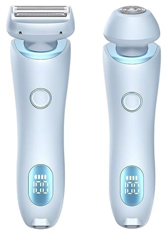 Boulina Rasierer Damen Sanfte Haarentfernung Damenrasierer - Ergonomisches Design, Trocken- und Nassbetrieb, Glatte Haut