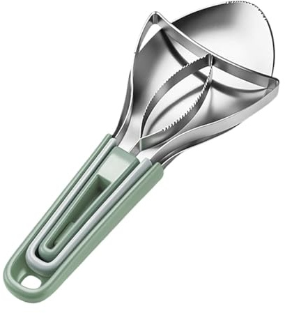 Coupe-mangue,Ustensiles de cuisine manuels antidérapants à lame dentelée - Outil coupe-fruits et tranche-pastèque,Pour maison, appartement, camping, pique-nique, intérieur, extérieur, avocat, kiwi, ca