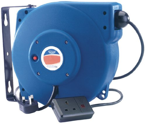 Draper 79009 Enrouleur de rallonge rétractable 15 m 230 V