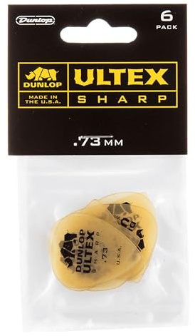 JIM DUNLOP Plektrum Ultex Sharp 0,73mm 6 Stück