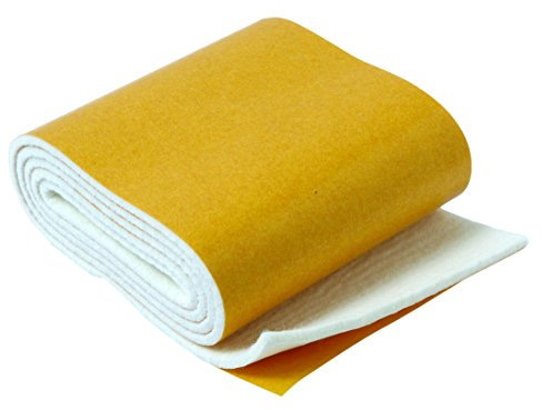 Brinox B62760B - Deslizadores fieltro (85 mm x 1 m) color blanco