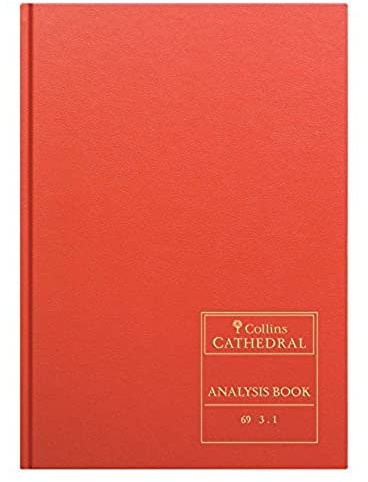 Collins Cathedral A4 69 Series 3 Cash Columns Analysis Book - 69/3.1, Red