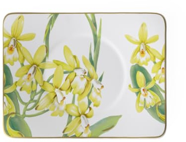 Villeroy & Boch 10-3514-1280 Amazonia sous-Tasse à Thé Porcelaine Vert 18,2 x 18,2 x 8,8 cm