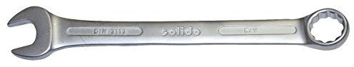 SOLIDO 152302103 - Chiave combinata a forchetta/ad anello, DIN3113A, 21 mm, lato ad anello 15º