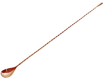 Mezclar Collinsons Long Bar Spoon Copper Commercial Restaurant Pub Bar Party Cocktail Mixing