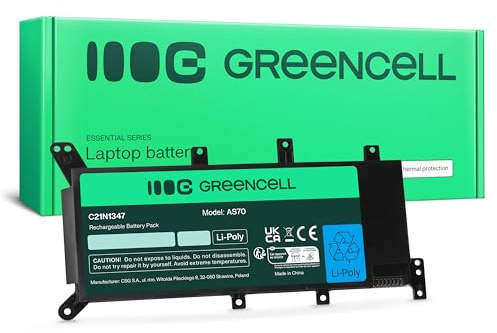 Green Cell Laptop Akku C21N1347 für Asus A555 A555L F555 F555L F555LA F555LB F555LD F555LJ K555 K555L K555LD R556 R556DA R556DG R556L R556LA R556LD R556LJ X555 X555L X555LA X555LN X556 X556U