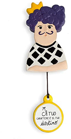 EGAN Formella Destino Le Chicche in Ceramica con Magnete da Appendere, 6x10(H) cm