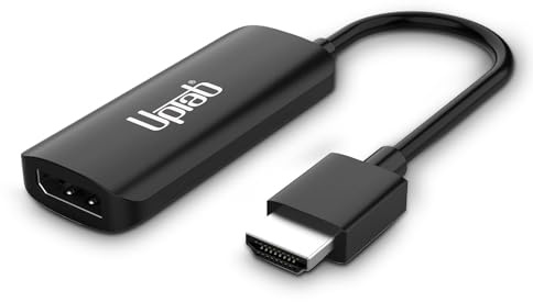 uptab HDMI to DisplayPort Adapter 8K, HDMI 2.1 to DP 1.4 for HDMI Equipped Systems to Connect to DisplayPort Monitors - Compatible with PS5 Xbox One/X/S and PlayStation 5 and More