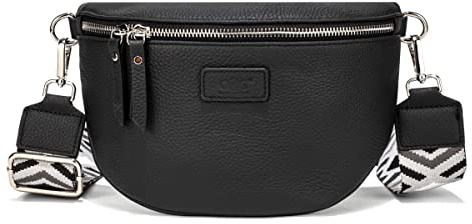 OOG Damen Handtasche Groß Damen Tasche Henkeltasche Mode Henkeltasche Leder Für Damen Top Griff Inklusive Geldbörse Schwarz