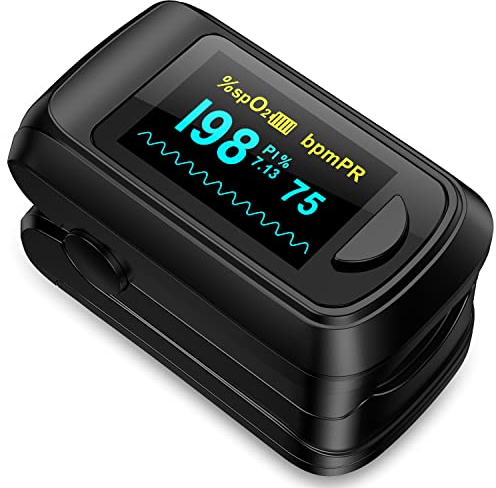 HealthTree Blood Oxygen Monitor Finger for Adults