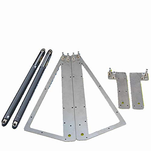 Klapp Hinten Scharniere Diy Wandbettmechanismus Hydraulikscharnier Verstecktes Bett Hardware Kit Klappbett Für 0 9-2M Bett