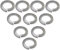 AERZETIX - C48802 - Lot de 10 Rondelles Grower frein ressort - M12 - en acier inoxidable A2 - DIN127 - Bricolage