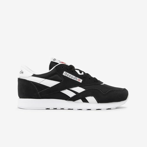 Reebok Men Classic Nylon Sneaker, Core Black/FTWR White/FTWR White, 8.5