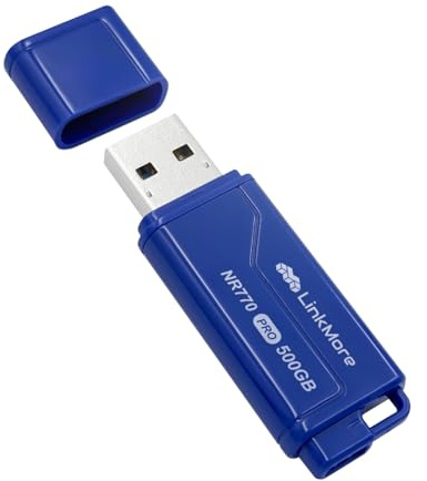 LinkMore NR770 500 GB USB Flash Drive, USB 3.2 Gen2 Datenspeicher, USB 3.2 Flash Drive mit Lesegeschwindigkeit bis zu 1000 MB/s, Schreibgeschwindigkeit bis zu 800 MB/s