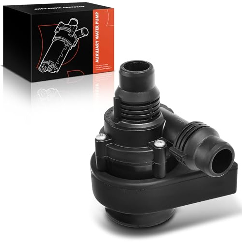 Frankberg Zusatzwasserpumpe Standheizung | Kompatibel mit 5er E39 E60 2.0L-3.0L 1996-2010 6er E63 E64 3.0L 2007-2010 X5 E53 2.9L-5.0L 2000-2006 Replace# 64116955122