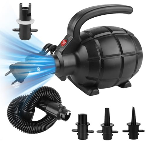 Vegena Pompa Ad Aria Elettrica 600W per Cuscini, Letti Gonfiabili, Galleggiante, Zattera e Giocattoli