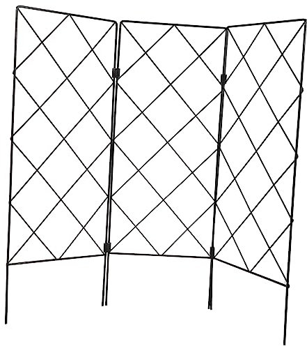 CAXUSD Support pour Plantes Fer Pliable Cadre Métallique pour Plantes Grimpantes Treillis De Jardin pour Tomates Concombres Et Légumineuses