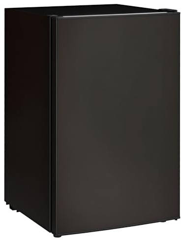 HOMCOM Mini Fridge with Freezer, 4.5 Cu.Ft Small Refrigerator with Adjustable Thermostat, Energy Efficient, Low Noise, Mini Refrigerator for Bedroom, Dorm, Office, Black