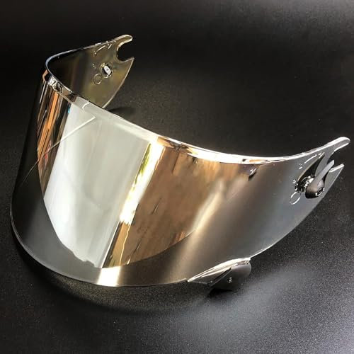 YOFAB Visiere Casque Moto pour Shark Race-R Speed-R, Casque Moto Pare-Vent Casque Lentille, Remplacement de Visière de Lentille de Casque de Bouclier de Vent de Moto,C Aurora Silver