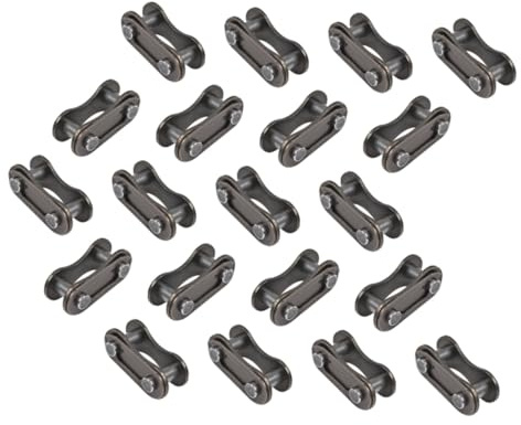 ifundom 20 Stück Teiliges Single Speed Connector aus Metall Wiederverwendbarer Kettenlink mit Hoher Festigkeit Schneller Montage kettenschloss für Stabile Sichere Fahrradkettenverbindung
