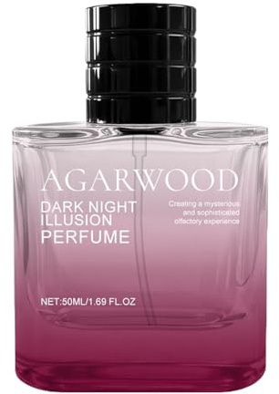 Incantevole Fragranza Di Legno Di Agar, Con Profumo Neutro A Lunga Durata, 50ml, Profumo Dark Night Illusion, Fragranza Per Il Corpo Profumata, Elegante E Intimidatoria, Per Uomini, Donne