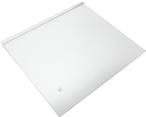 Vaguelly Estante de Vidrio Templado para Refrigerador 300X290 MM Borde Lateral Panel Transparente Resistente para Organización y Reemplazo de Estante Fácil Limpieza Compatible Varios