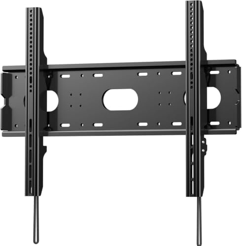 JXMTSPW Support Mural TV Fixe Extra Plat pour Écrans 42-90 Pouces ecran,Fixation Murale Tele Grande Taille Lourde Compatible VESA 200x200-700x500mm,accroche Television Mural Charge 100 kg