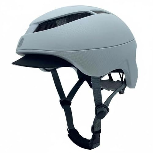 Hellery Casco da Equitazione Regolabile Casco Multifunzionale Leggero Attrezzatura di per Uomini, Monopattino Elettrico, Bianco Opaco, XL62-65cm