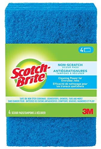 Scotch-Brite Set di 4 tamponi abrasivi, multifunzionali, antigraffio