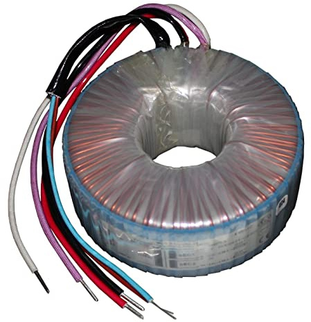 Lumonic transformador toroidal 230VA 2x12V para sistemas de audio, industriales, halógenos y de vía - tensión de entrada 230V - tensión secundaria 24V - modelo RSO-861757
