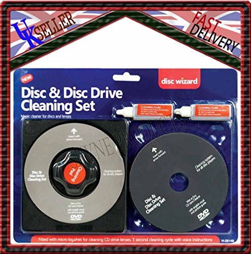 CD/DVD Player Disc Laser Lens Cleaning/Cleaner Set for Laptop,Computer,PS2,XBox
