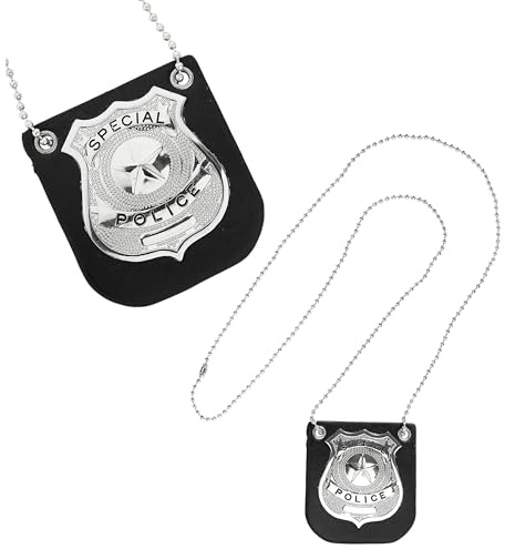 W WIDMANN MILANO Party Fashion - Distintivo da poliziotto con catena | Polizia speciale, accessori, complementi per costumi da poliziotto, Carnevale e feste a tema