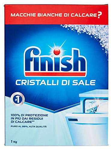Finish Cristalli di Sale Lavastoviglie, 1 kg