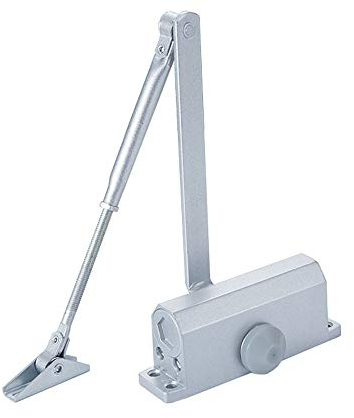 NUZAMAS Overhead Door Closer, Automatic Hydraulic Operated, Fire Door Closer, Heavy Duty Adjustable, for 450-950mm Door, 25-45kg, Max Open 105 Degree