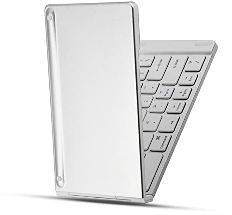 Nunafey Tastiera Pieghevole, Tastiera Bluetooth Wireless ergonomica, per Windows
