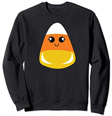 Disfraz de Halloween de Kawaii Candy Corn Easy Sudadera
