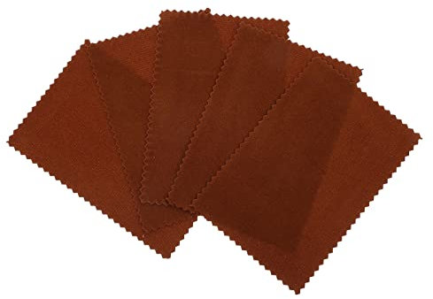 POPETPOP Chiffon de nettoyage pour tissu : pour argent sterling, or, laiton, argent, bague, montre, ciseaux, etc. 50 pièces