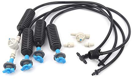 ZSBLXHHJD Gartenbewässerungssprinkler 10 360-Grad rotierender Micro-Sprinkler-Kits Kleines Set Hängende Plug-In-landwirtschaftlichen Treibhausgarten-Rasenbewässerung (Color : Light Grey)