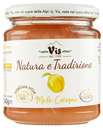 Vis Natura e Tradizione Confettura Extra Mele Cotogne, 340g
