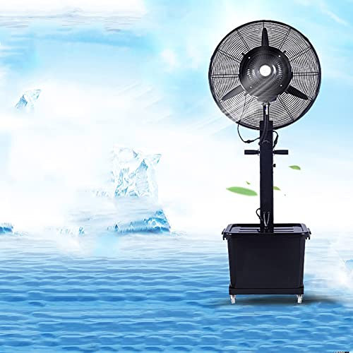 HSPLXYT Stehender Bodenventilator mit Spray, Hochgeschwindigkeits-Industrieventilator, industrieller Werkstattventilator, for Zuhause, Werkstatt, 20 